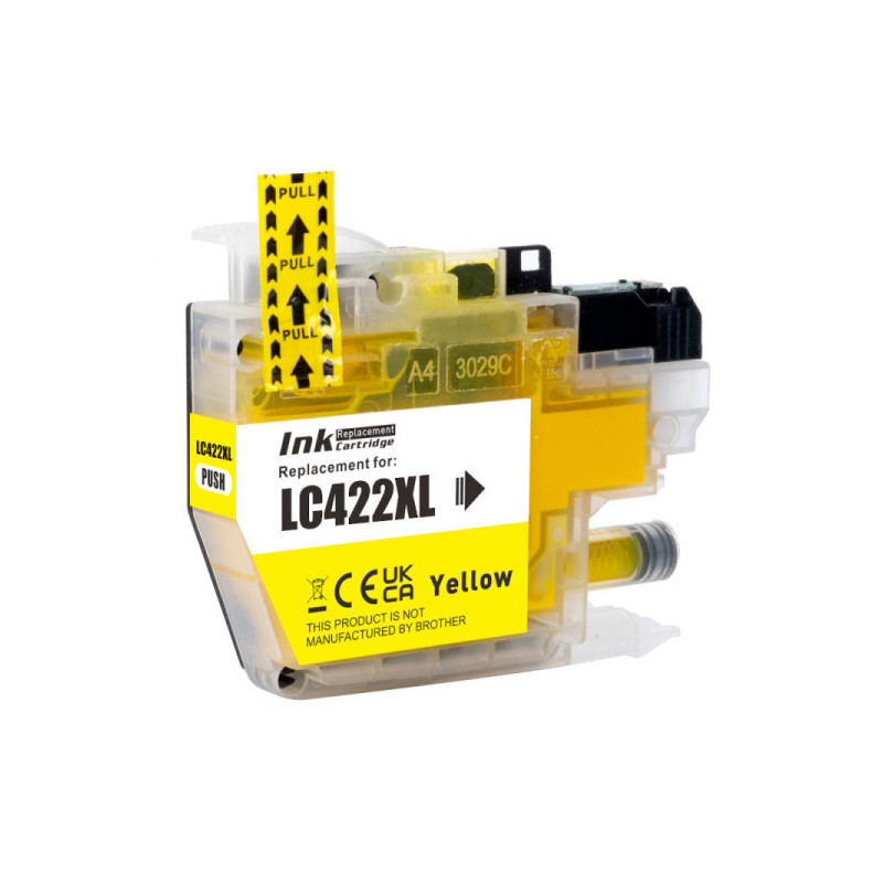 Compatible ink Brother LC422 XL, Yellow 
