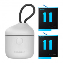 3-slot waterproof charger Telesin Allin box + 2 batteries for GoPro Hero 12 / 11 / 10 / 9