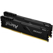 Kingston DRAM 32GB 3200MT/ s DDR4 CL16 DIMM (Kit of 2) 1Gx8 FURY Beast Black EAN: 740617319873