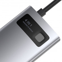 „Hub 4in1 Baseus Metal Gleam“ serija, USB-C į USB 3.0 + USB 2.0 + HDMI + USB-C PD