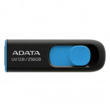 MEMORY DRIVE FLASH USB3 256GB/ BLK/ BLUE AUV128-256G-RBE ADATA