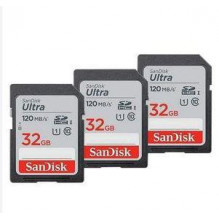 MEMORY SDHC 32GB UHS-I/ 3PC SDSDUN4-032G-GN6IM SANDISK