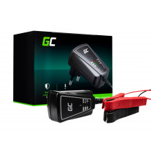 Green Cell Battery charger for AGM, Gel and Lead Acid 6V / 12V (1A)