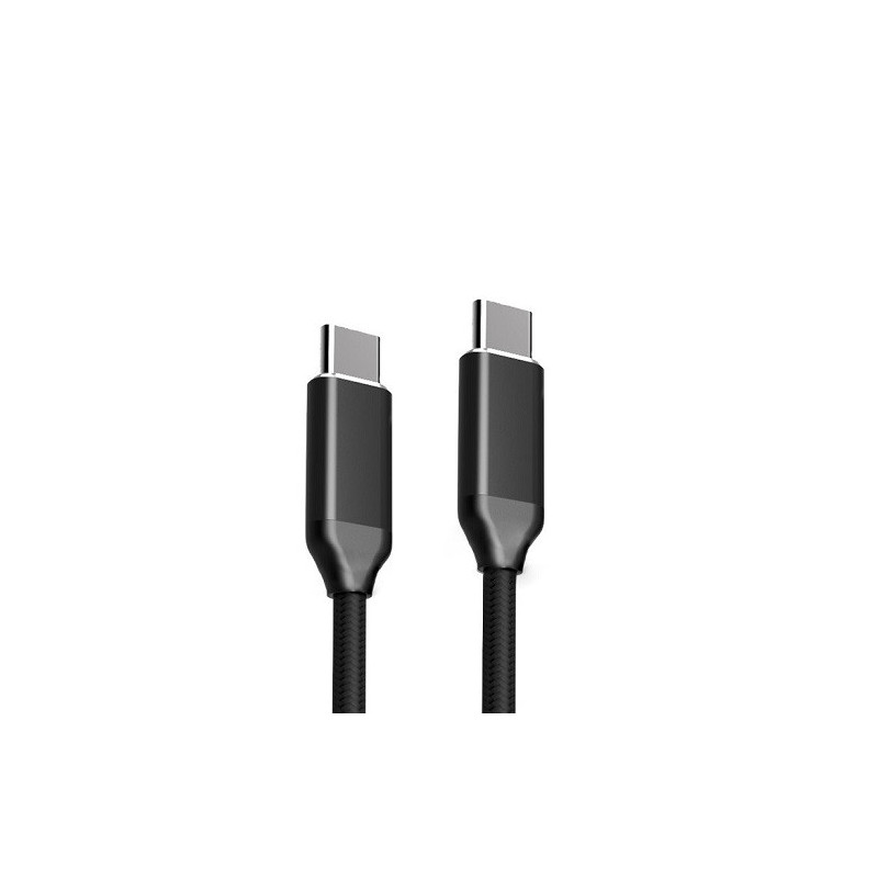 Kabelis USB-C - USB-C, PD100W, USB3.1 (juodas, 3m)