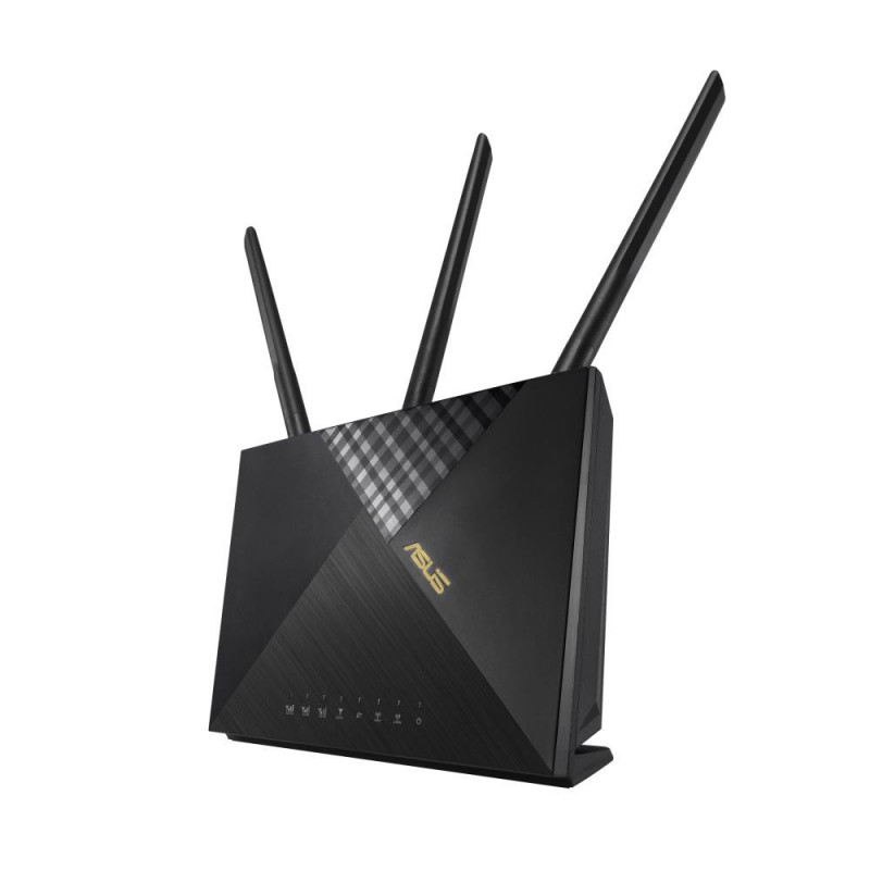 Wireless Router ASUS Wireless Router 1800 Mbps Wi-Fi 5 Wi-Fi 6 1 WAN 4x10/ 100/ 1000M Number of antennas 4 4G-AX56