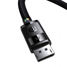 DP 8K to DP 8K cable Baseus High Definition 5m (black)