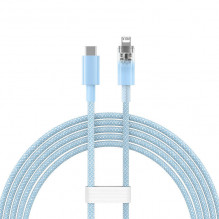Fast Charging cable Baseus USB-C to Lightning Explorer Series 2m, 20W (blue)