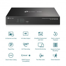 TP-LINK VIGI 8 kanalų PoE+ (113 W) tinklo vaizdo įrašymo įrenginys