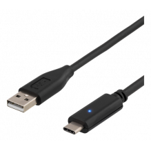 USB Type-C DELTACO įkrovimo laidas / KABELIS 1.5 metro
