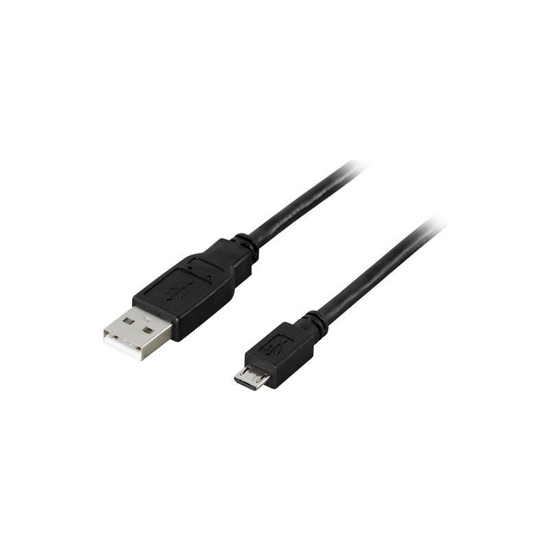 USB Micro DELTACO charging cable 2 meters