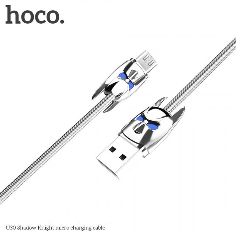 HOCO U30 Shadow Knight MICRO-USB kabelis 2.4A 120cm