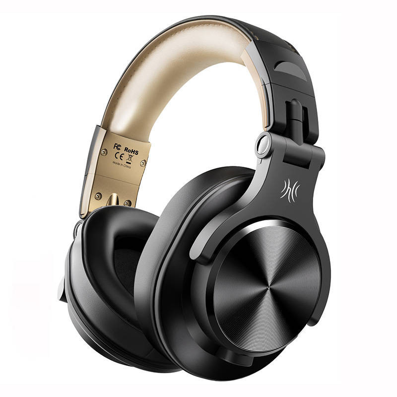 Oneodio Fusion A70 wireless headphones (gold)