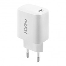 Fast charger Foneng EU40, USB-C, 25W (white)