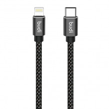 USB-C prie žaibo kabelis Budi 3m