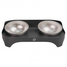 Bowls for dogs and cats Paw In Hand (Black)