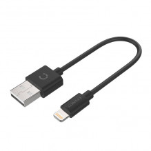 USB laidas prie Lightning Cygnett 12W 0,1m (juodas)