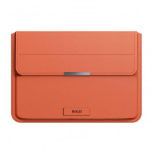 INVZI odinis dėklas / dangtelis su stovo funkcija, skirta MacBook Pro/ Air 15"/ 16" (ruda)