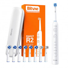 Rotary toothbrush with tips...