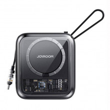 Magnetic Powerbank Joyroom JR-L006 Icy 10000mAh, USB C (juoda)