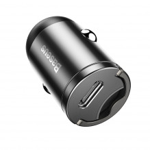 Baseus Tiny Star USB-C mini car charger, QC 4.0+, PD, 30W (gray)