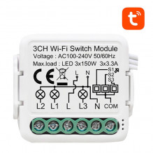 Smart Switch modulis WiFi Avatto N-WSM01-3 TUYA