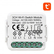 Smart Switch modulis WiFi Avatto N-WSM01-3 TUYA