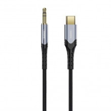 USB-C laidas su mini lizdu 3,5 mm REMAX Soundy, RC-C015a