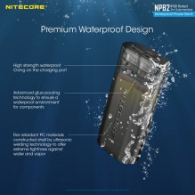 NITECORE 10000mAh Waterproof (IP68) Power Bank, NPB2