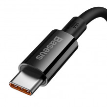 USB laidas su USB-C Baseus Superior 100W 1,5m (juodas)