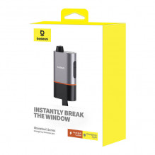 Baseus Sharp Tool apsauginis plaktukas (langų daužymas+apsauginio diržo pjovimas) Juodas