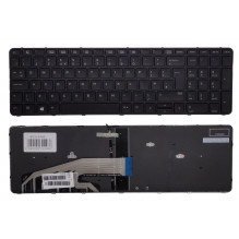 Klaviatūra HP: Probook 650 G2/ G3, 655 G2/ G3 su pašvietimu