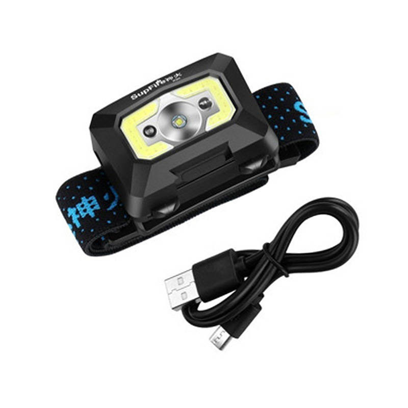 Headlight with non-contact switch Superfire X30, 340lm, USB