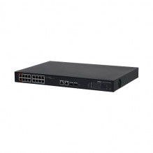 PoE switch 100Mbps 16+2G uplink S4101-16ET2GF-240-C