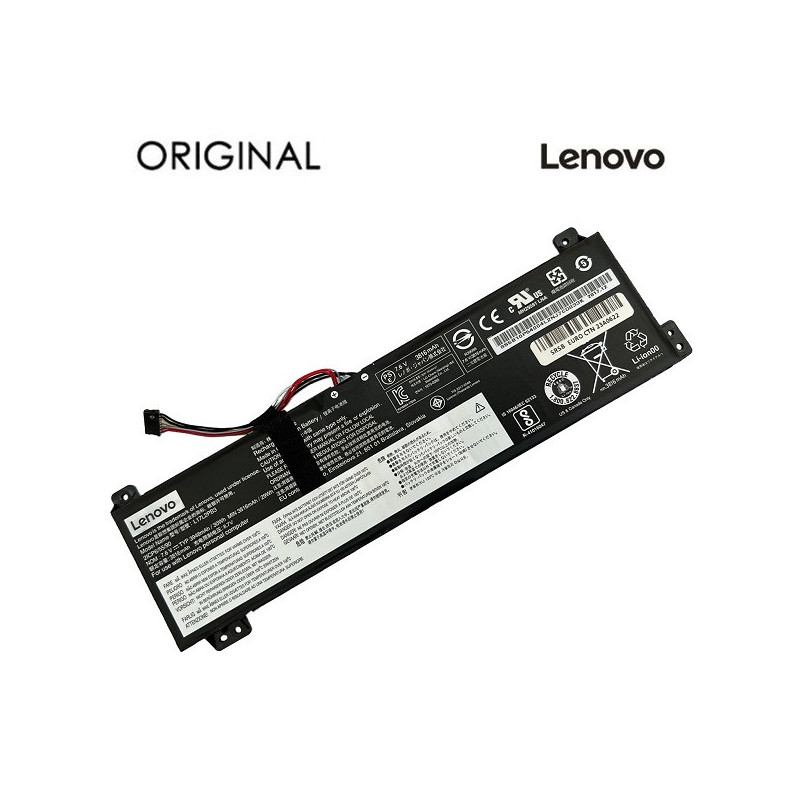 Notebook battery LENOVO L17L2PB3, 3816mAh, Original