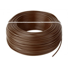 Cable h05v-k (lgy 500v) 1x1 mm brown