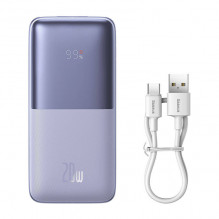Powerbank Baseus Bipow Pro 10000mAh, 2xUSB, USB-C, 20W (violetinė)