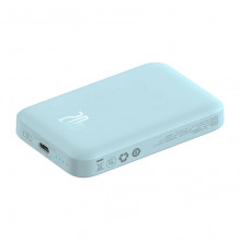 Powerbank Baseus Magnetic Mini 6000mAh, USB-C 20W MagSafe (mėlyna)