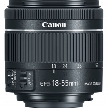 Canon EF-S 18-55mm f/ 4-5.6 IS STM - Baltoje dėžutėje (white box)