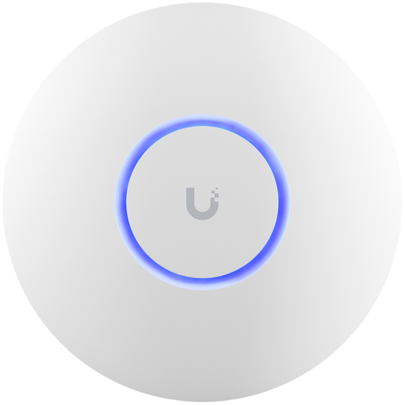 UBIQUITI U6+, WiFi 6, 4 spatial streams, 140 m² (1,500 ft²) coverage, 300+ connected devices, Powered using PoE, GbE upl