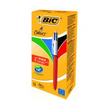 Bic Pen Fine 4 colors, pack...