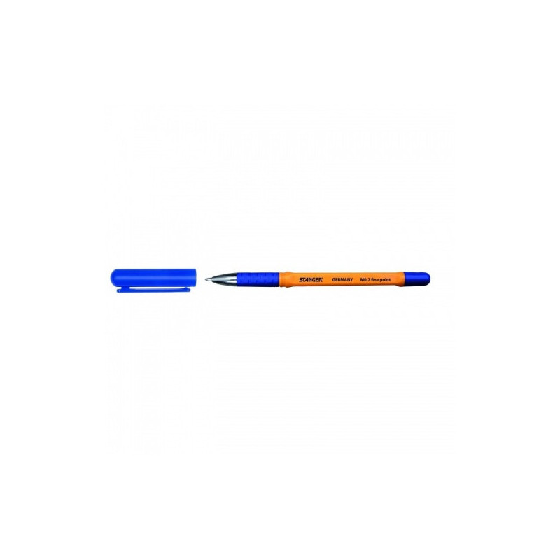 Stanger Pen Finepoint Softgrip 0.7 mm, blue, 1 pc. 18000300056