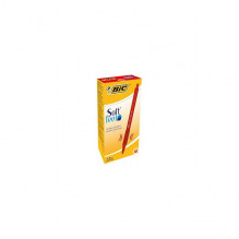 Bic Ballpoint pen Softfeel Clic 1.0 mm, red, in a package of 12 pcs.