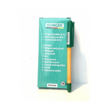 Stanger Pen Finepoint Softgrip 0.7 mm, green, 1 pc. 18000300058