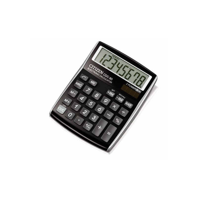 Desktop calculator CITIZEN CDC-80BKWB, black
