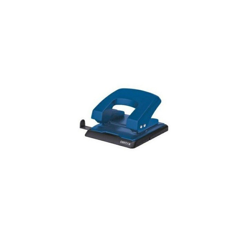 Hole punch HP30 Centra, blue, up to 30 sheets, metal 1101-106