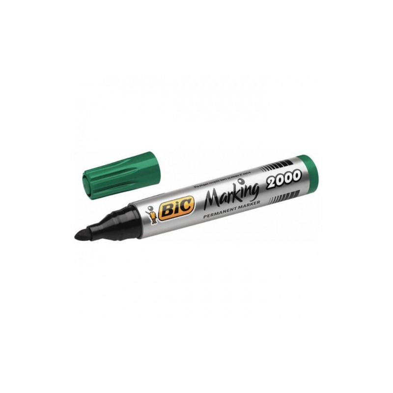 Bic Permanent marker Eco 2000 2-5 mm, green, 12 pcs in a package. 000026