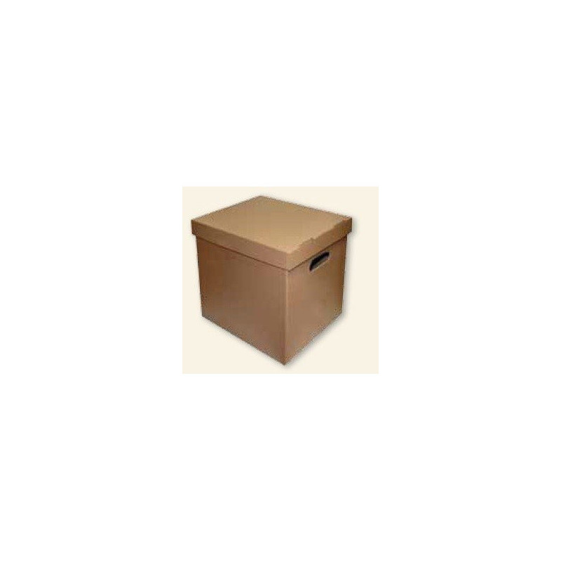 Archyvinė dėžė SMLT, 360x290x350mm, ruda, nuimamas dangtis 0830-308