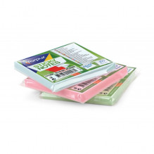 Adhesive sheets Forpus, 75x75mm, greenish, pastel (1x80) 0717-122