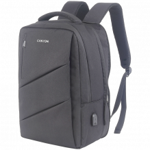 CANYON backpack BPE-5 Urban USB 15.6' Grey