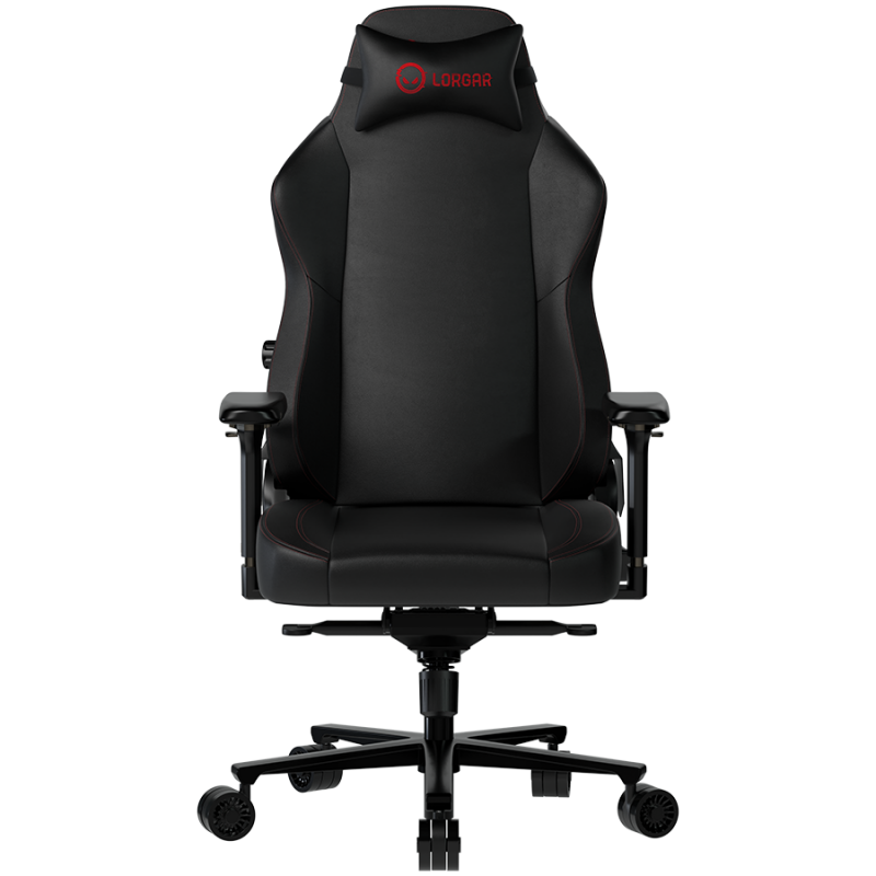 LORGAR Embrace 533, Gaming chair, PU eco-leather, 1.8 mm metal frame, multiblock mechanism, 4D armrests, 5 Star aluminiu